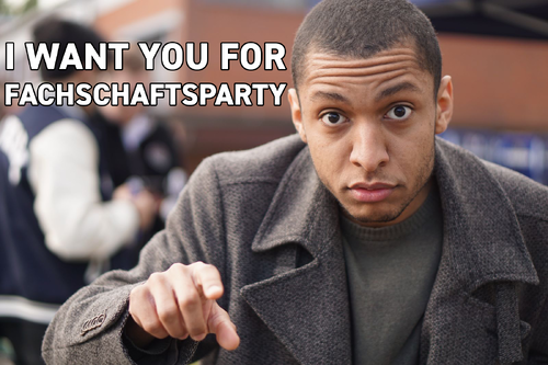 We want you for Fachschaftsparty